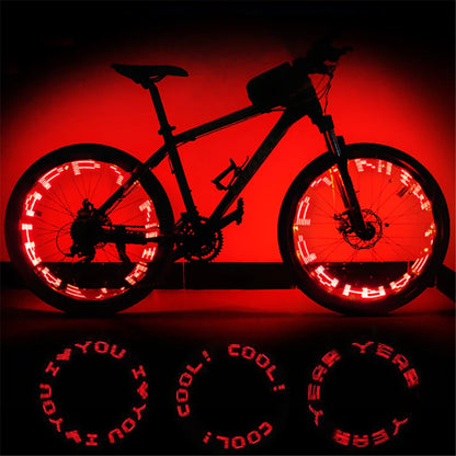 LED Bike Light – Neon Spoke Light Wheel Tire Valve Caps, Waterproof Bicycle Motion Sensor Warning Light for Head and Rear