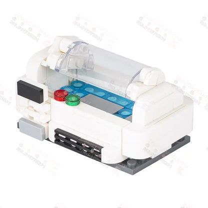 Sci-Fi Starship Building Blocks – DIY Bacta Tank, Cannon & Boarding Stair Brick Set for Kids