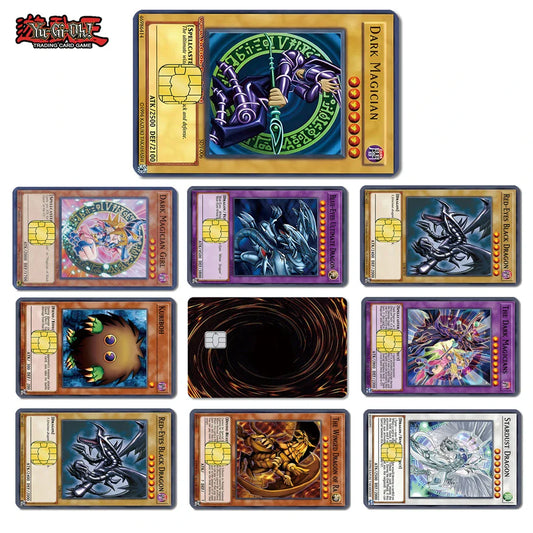 Anime Yu-Gi-Oh! Yugi Muto 2.5D HD Matte PVC Sticker — Waterproof Skin for Credit & Debit Cards