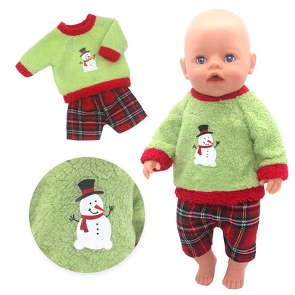 Baby Born Doll Clothes Set – Cute Jumpers, Rompers & Shoes for 13-18 Inch Newborn Dolls, Festival & Birthday Gift