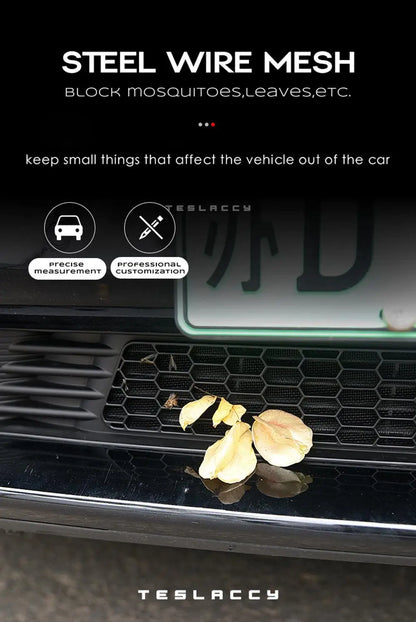 Tesla Model Y 2020-2024 Lower Bumper Anti-Insect Net – Dustproof Front Vent Grille Cover
