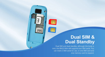 MKTEL 3310 Mini Feature Phone – Dual SIM, Dual Standby with MP3/MP4, FM Radio, Bluetooth & GPRS