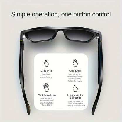Xiaomi Smart Glasses Sunglasses — Bluetooth 5.3 Wireless with Call, Music, Voice Assistant, Navigation, Waterproof & Anti-UV