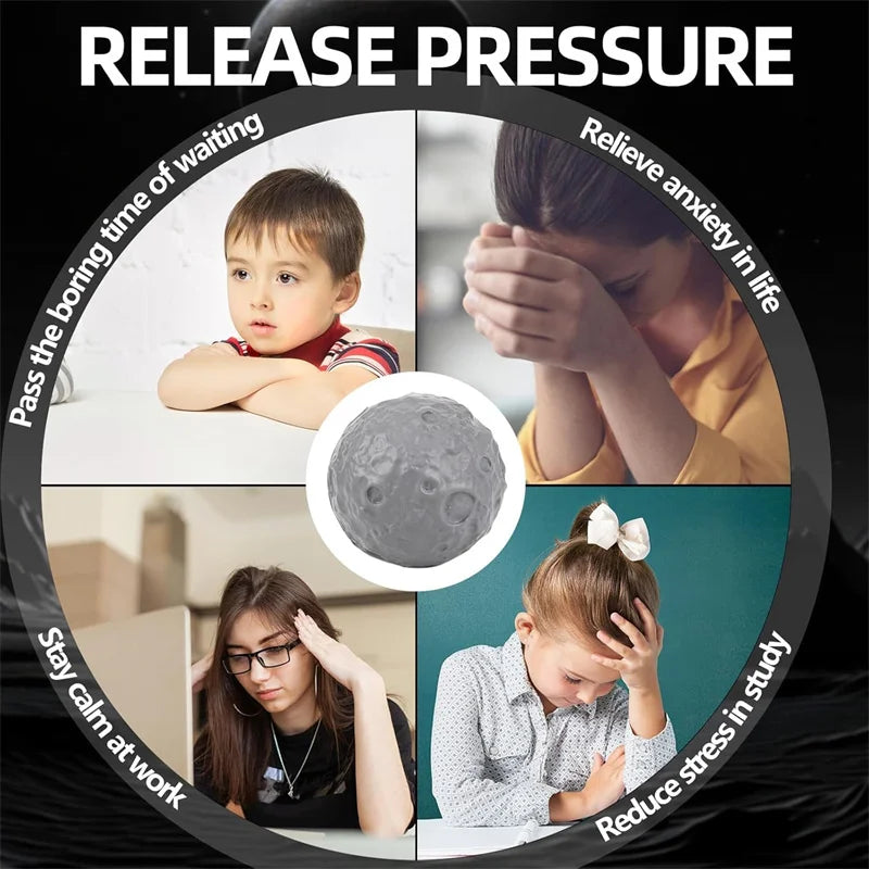 1/3/5PCS Squeeze Stress Balls – Anxiety Relief Fidget Sensory Toys for Kids, Birthday, School & Party Supplies