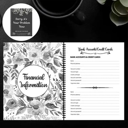 2025 Funny End-of-Life Planner – Humorous Organizer & Workbook for Stress Relief and Life Planning Guide