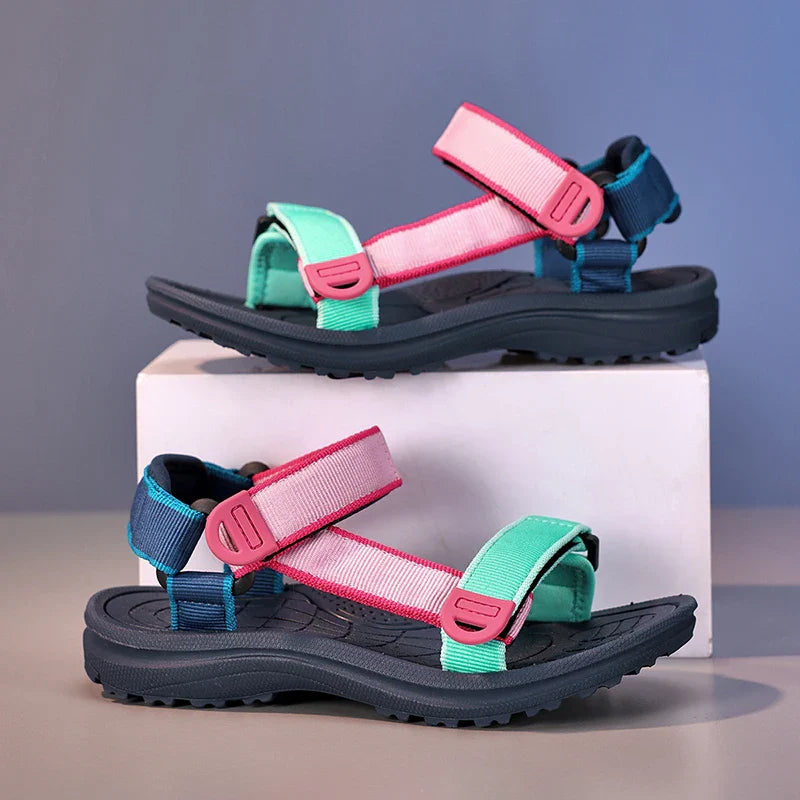 Kids Summer Sport Sandals – Breathable Non-Slip Outdoor Beach Shoes for Boys & Girls | Comfortable Casual Student Footwear for Daily Wear