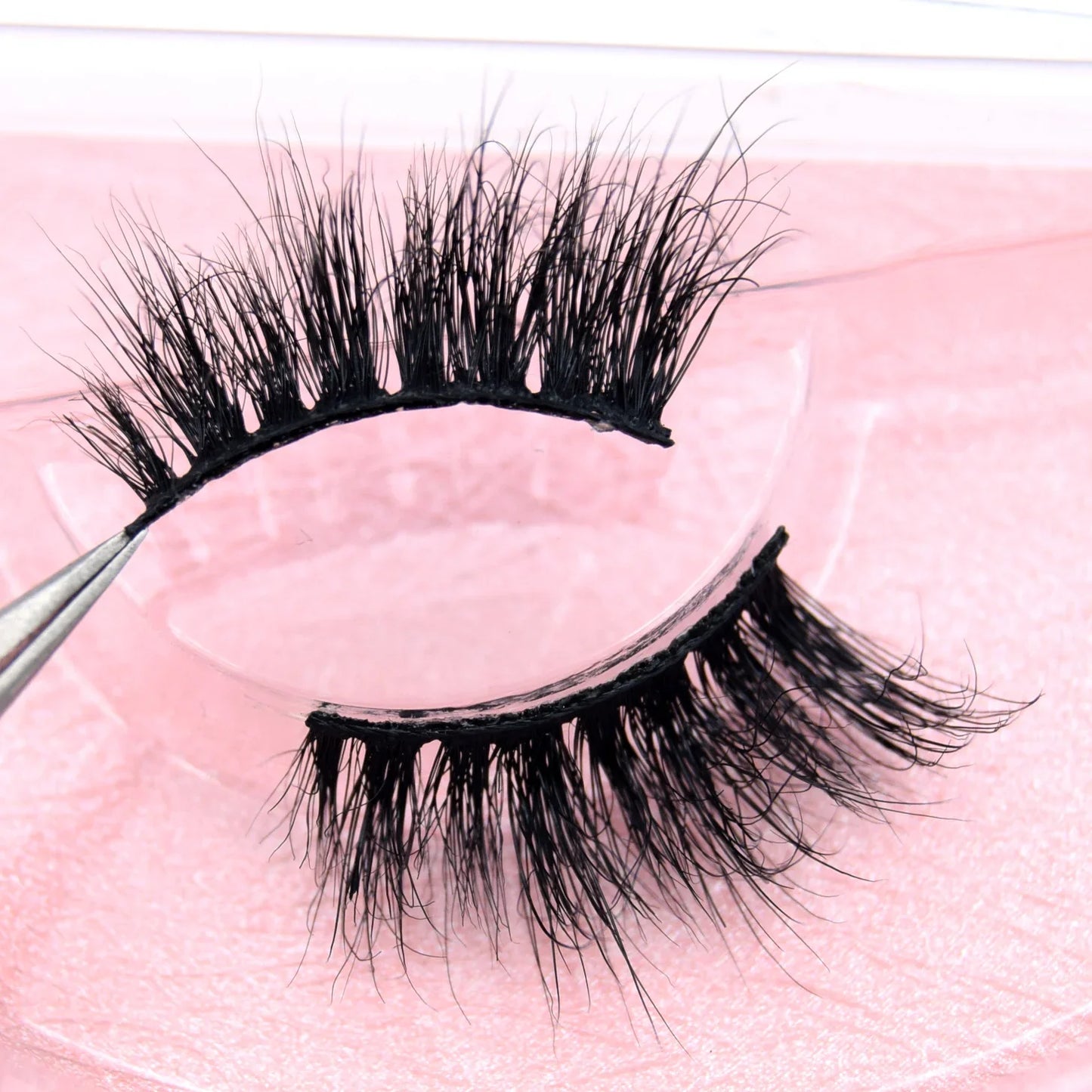 Visofree 13mm 3D Mink Eyelashes – Natural Long Handmade Cruelty-Free False Lashes for Makeup G04