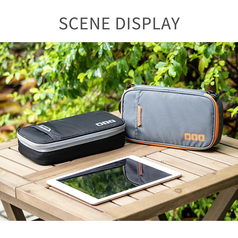 Travel Essentials Cable Organizer Bag – Compact Storage for Chargers, Cables & Accessories
