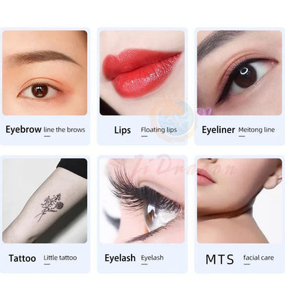 Wireless PMU Machine — Professional Permanent Makeup Tattoo Pen for Eyebrows, Eyeliner & Lips