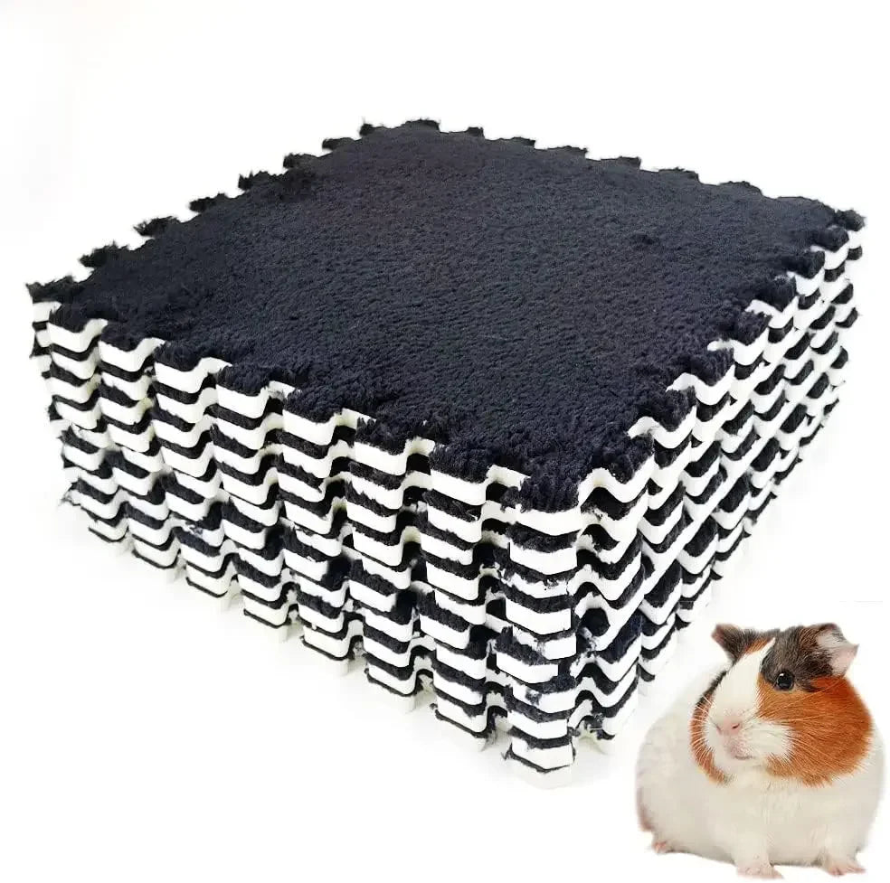 4/10PCS Waterproof Cage Liners – Anti-Slip Absorbent Bedding Mats for Rabbits, Guinea Pigs & Small Pets