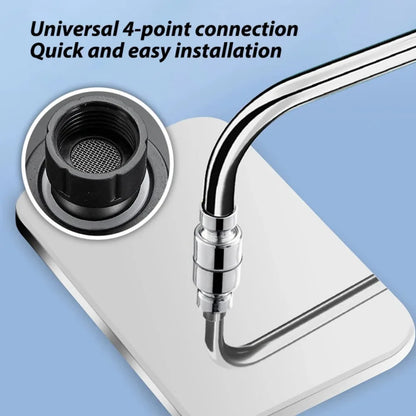 New 12 Inch High Pressure Top Spray Rain Shower Head - Larger Flow Supercharge Rainfall Showerhead with 360° Swivel - Water Saving Design
