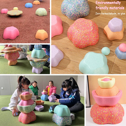 Foam Balance Stepping Stones for Kids – Sensory Integration Training Toys, Outdoor Sports Games & Touch Development Equipment