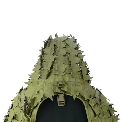 Ghillie Suit Set | Camouflage Hunting Poncho, Base, Cape & Sniper Viper Hood for Airsoft & Paintball