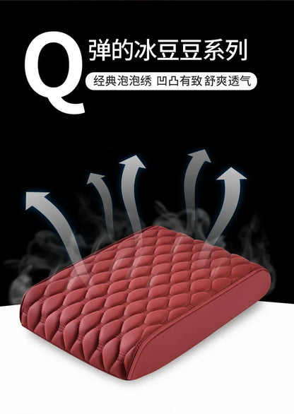 Car Armrest Box Expander Cushion – 5cm Thick Luxury 3D Memory Foam Center Console Protection Pad