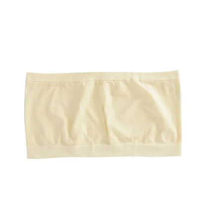 SP&CITY Women’s Summer Cotton Tube Top – Breathable Seamless Strapless Bra, No-Pad Underwear