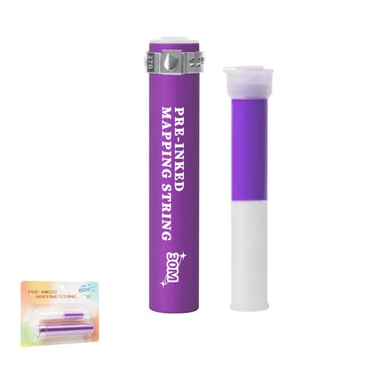 30m Pre-Inked Microblading Mapping String – White Eyebrow Marker Thread for Permanent Makeup & Tattoo Dyeing