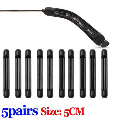 10/20pcs Anti-Slip Silicone Glasses Sleeves — Eyewear Ear Hook Protectors & Anti-Drop Accessories