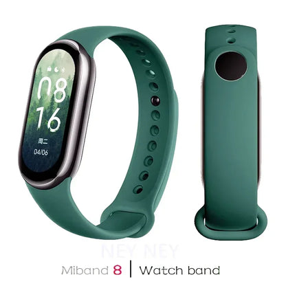 Sport Silicone Strap for Xiaomi Mi Band 9/8 NFC – Replacement Smartwatch Wristband Bracelet