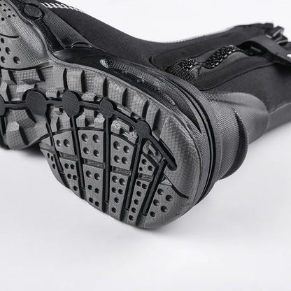 5mm Neoprene Dive Boots with Side Zipper – Wetsuit Shoes for Men & Women, Snorkeling & Scuba Diving Water Sports Accessories