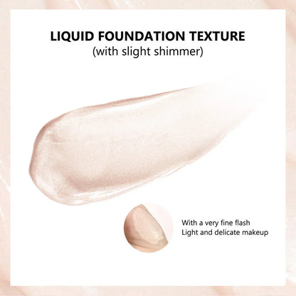 Glow Foundation Illuminator – Lightweight Glotion for Natural Radiance, Moisturizing Multi-Purpose Glow Enhancer & Highlighter