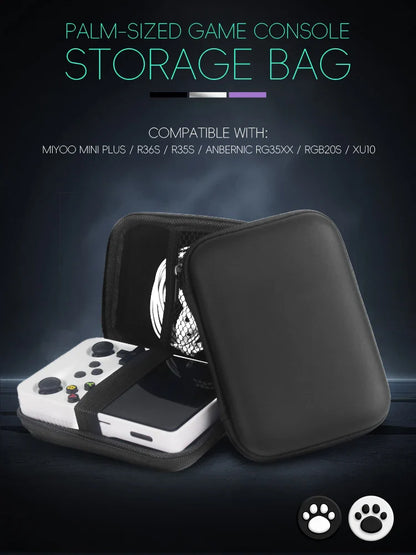 Data Frog Portable Bag for RG35XX Plus - Protective Case for ANBERNIC RG35XX, R36S, R35S & Miyoo Mini Plus Accessories