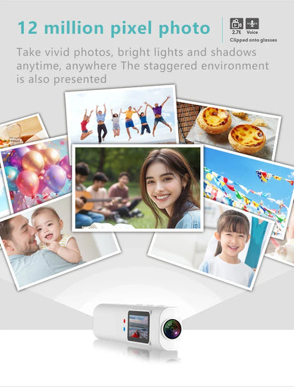 Xiaomi Mini FPV Smart Glasses — HD 4K WiFi Micro-Camera for Video & Audio Recording with APP Control