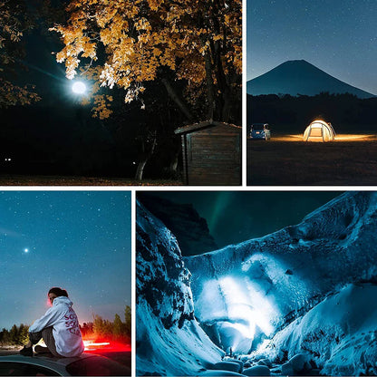Remote Control Rechargeable LED Magnet Camping Lantern: Powerful Portable Flashlight - Fishing Light, Floodlight Tent Lamp