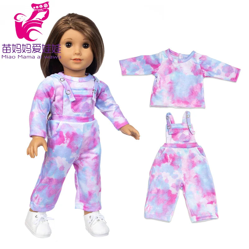 18-Inch Girl Doll Clothes – Pink Coat & Office Dress Outfit, Baby Girl Doll Gift Toy