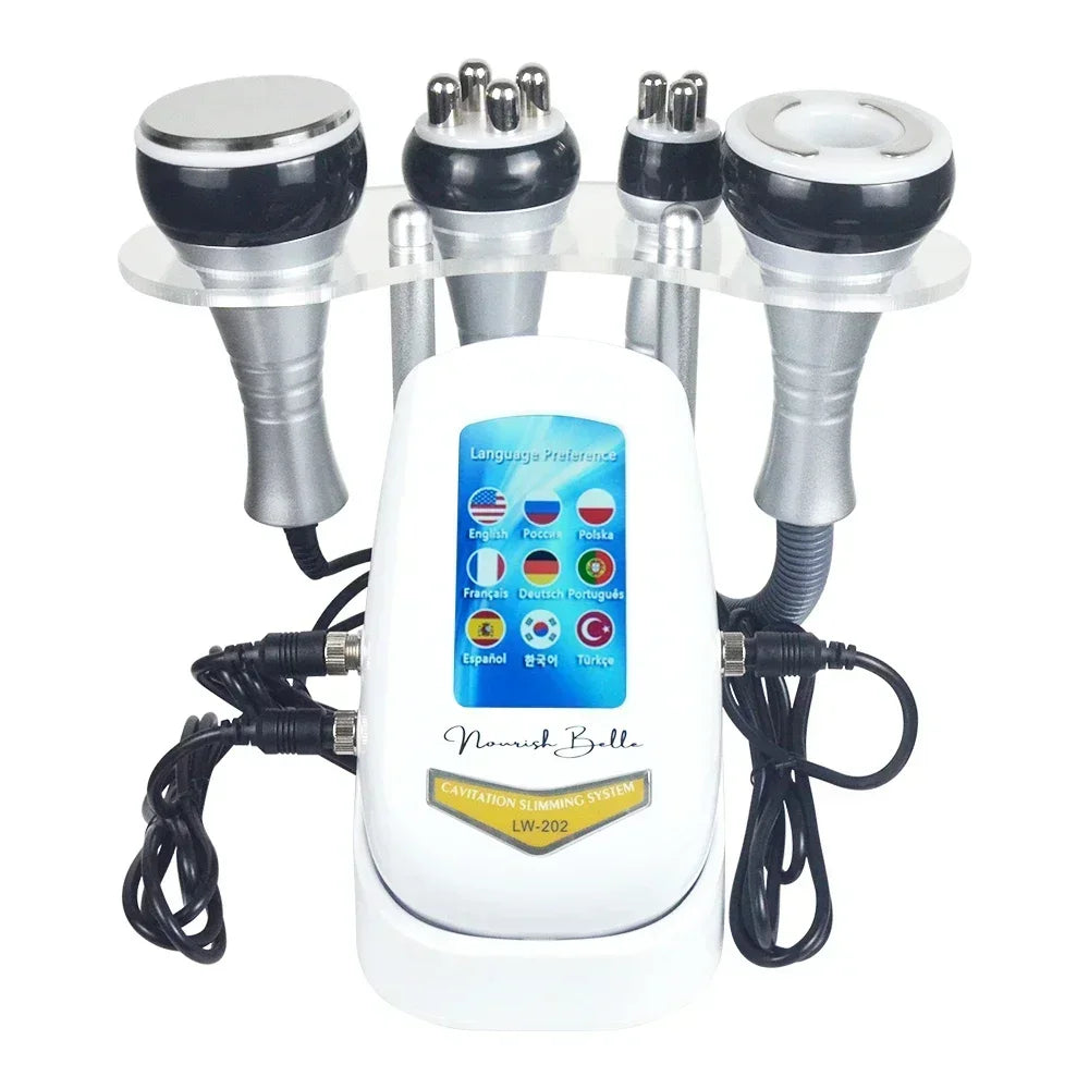 40K 3-in-1/4-in-1 Cavitation Body Slimming Machine – Facial Massager, Skin Tightening, Face Lifting & Vacuum Suction Beauty Device