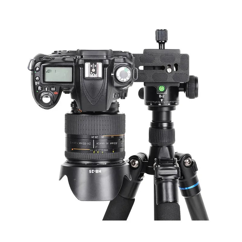 Metal Quick Release Plate – 1/4”-20 Camera Screw Mount Adapter for DSLR Tripod & Ball Head Standard Camera Mounting Plate
