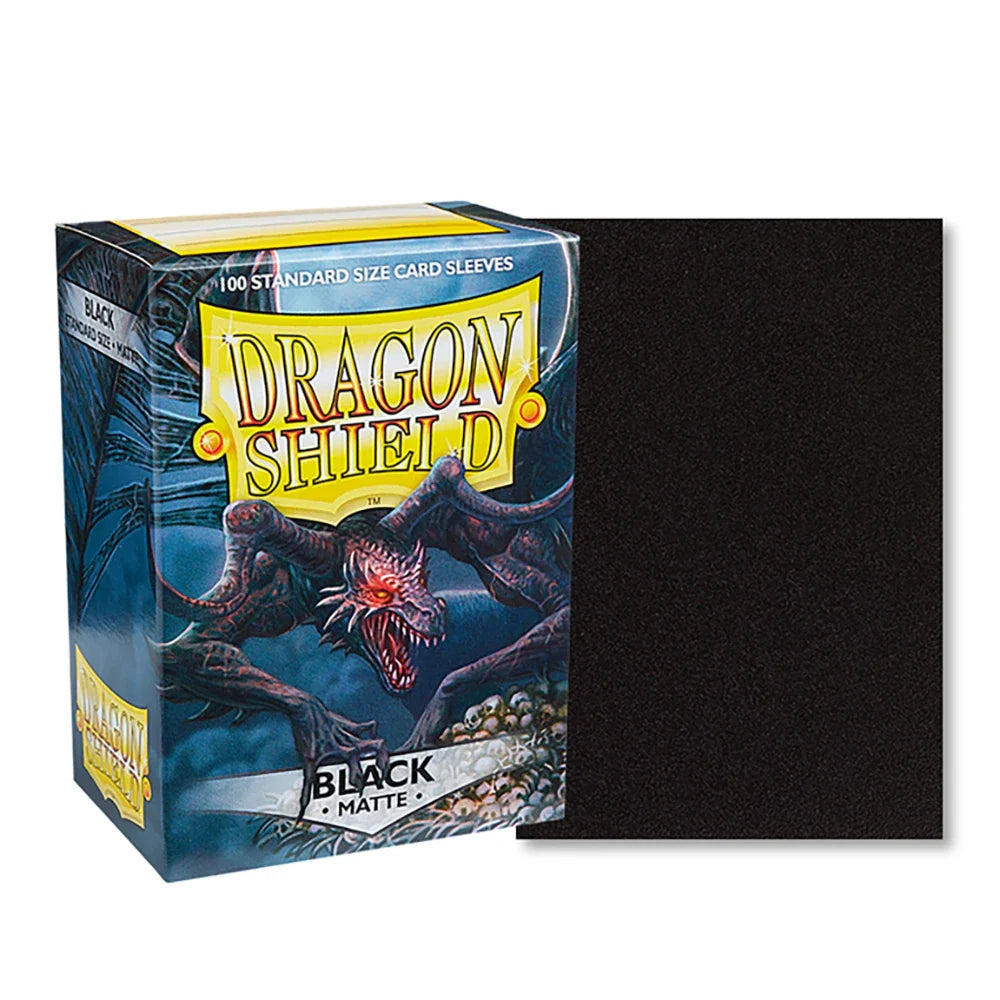 100PCS Dragon Shield Card Sleeves Box — Multicolor Matte Protectors for TCG, PTCG & Board Games