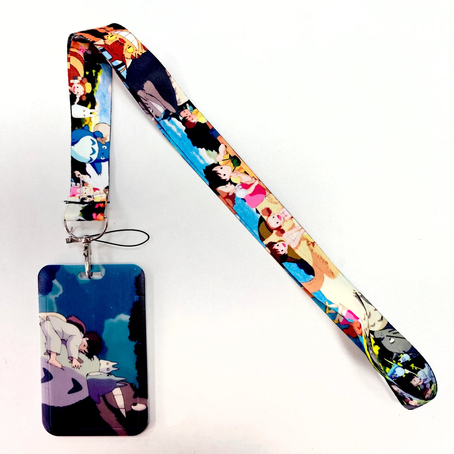 Anime Lanyard Keychain – Animated Mobile Phone & ID Card Holder, DIY Jewelry Accessory Wholesale
