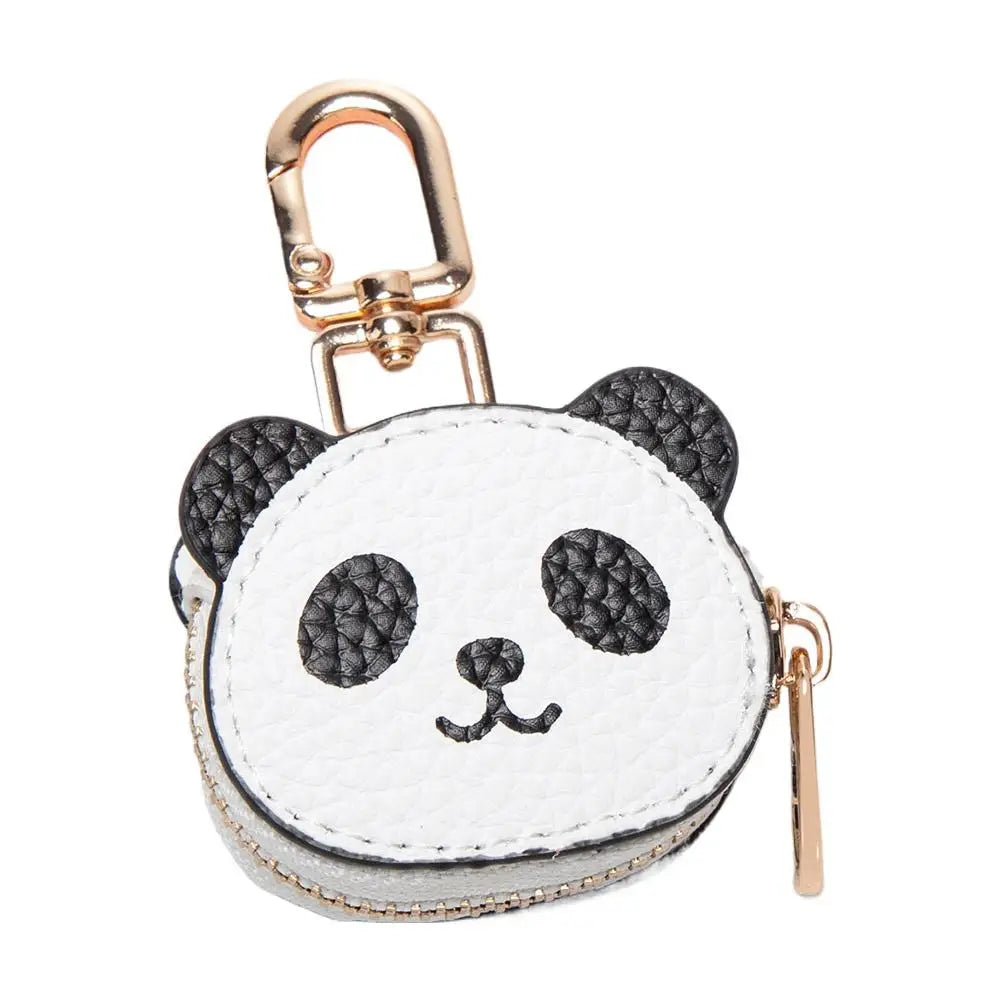 Cute Fruit-Shaped Leather Coin Purse – Mini Zipper Wallet & Earphone Bag Keychain Pendant for Women & Girls Gift