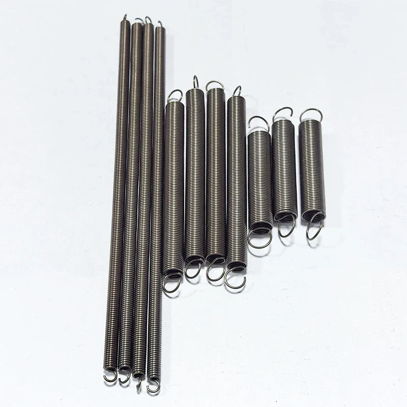 Strong Extended Tension Springs — Open Hook Wire Spring 1.0mm, 1.5mm, 2.0mm