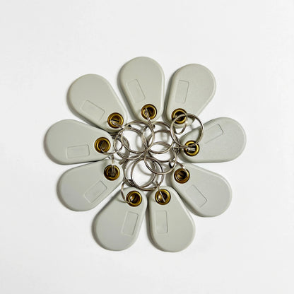 5/10PCS EM4305 T5577 RFID 125KHz Keyfobs – Rewritable Writable Duplicate Proximity ID Token Key Ring Cards