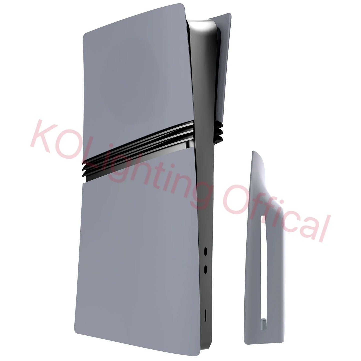 PS5 Pro 30th Anniversary Limited Edition – Grey Disc Edition Replacement Faceplate Shell with Logo & Sticker