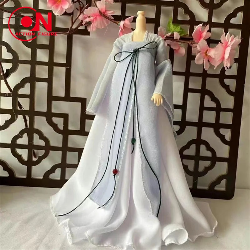 1/6 Female Doll Hanfu Outfit – Ancient Traditional Dress for 12-Inch Action Figures, Cosplay Model Toy