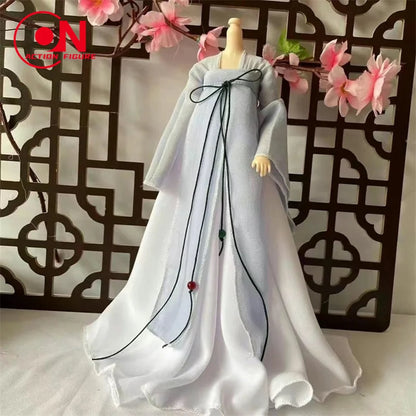 1/6 Female Doll Hanfu Outfit – Ancient Traditional Dress for 12-Inch Action Figures, Cosplay Model Toy