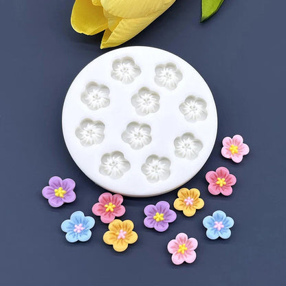 Flower Daisy Silicone Mold — Sugarcraft, Fondant & Cupcake Baking Tool for Cake Decoration