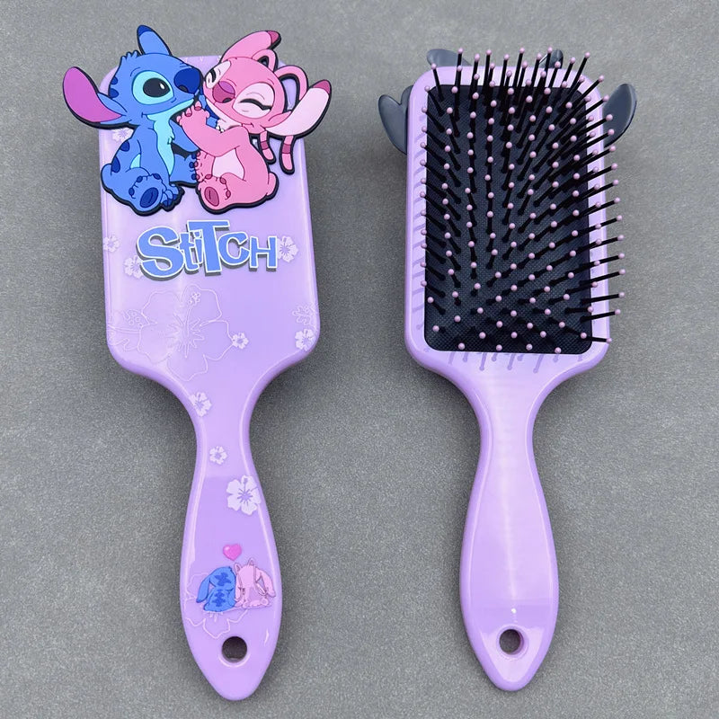 Miniso Disney Lilo & Stitch Air Cushion Massage Comb – Cartoon Stitch Hairbrush for Kids & Students