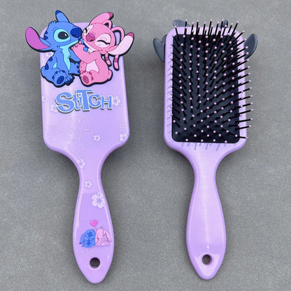 Miniso Disney Lilo & Stitch Air Cushion Massage Comb – Cartoon Stitch Hairbrush for Kids & Students