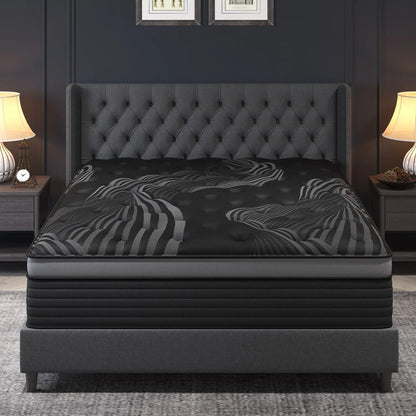 Gel Memory Foam Hybrid Mattress - Pocket Spring Medium Firm Mattress in a Box with Motion Isolation for Twin, Full, Queen & King Beds