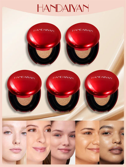 Air Cushion Foundation – Light Natural Moisturizing Concealer, Whitening, Oil-Control, Long-Lasting Base Makeup for Women (Korean Cosmetic)
