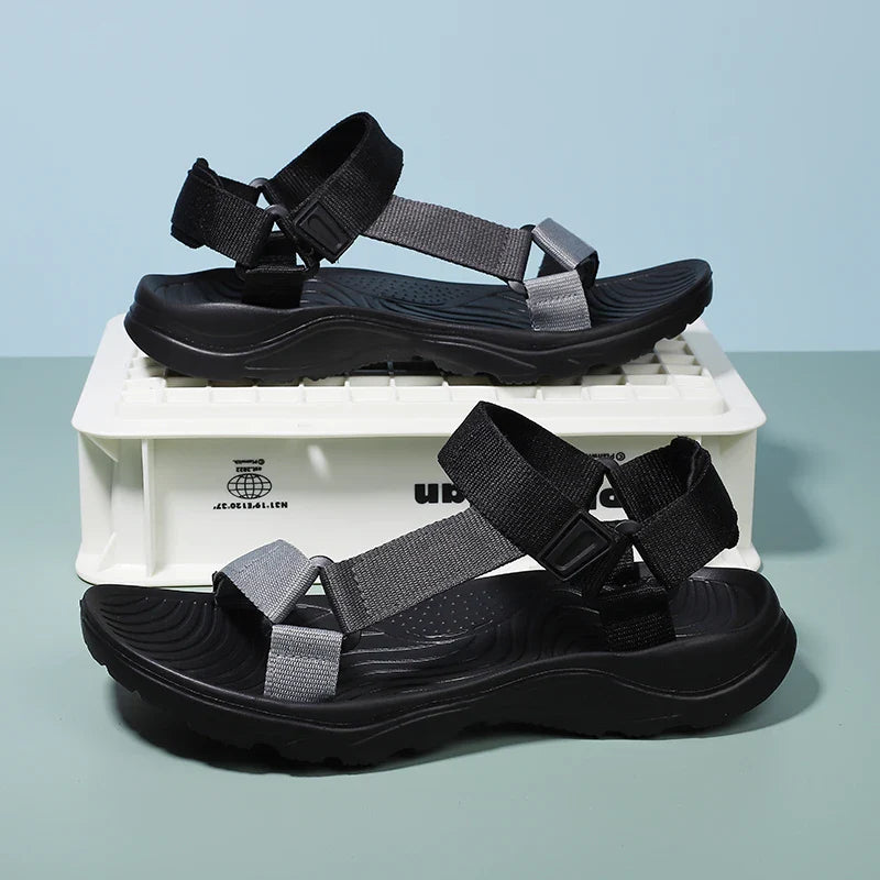 Men’s Non-Slip Summer Sandals – Outdoor Beach Flip Flops, Waterproof Casual Water Shoes Comfortable Lightweight Footwear 9072