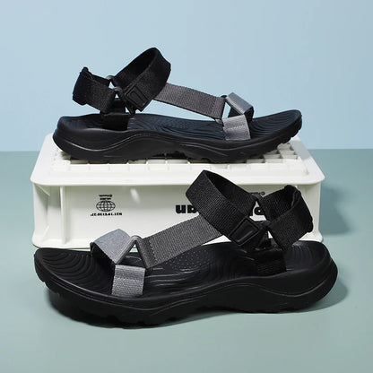 Men’s Non-Slip Summer Sandals – Outdoor Beach Flip Flops, Waterproof Casual Water Shoes Comfortable Lightweight Footwear 9072