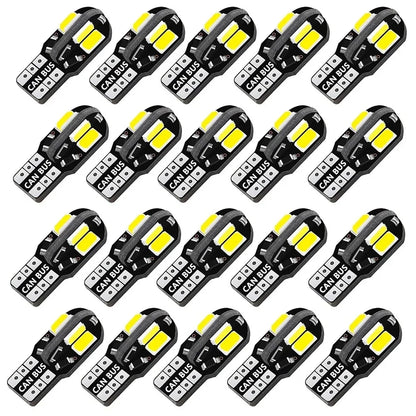 T10 W5W LED Canbus Car Bulbs - 10/20PCS Interior Light Upgrade for Land Rover Discovery Defender Freelander