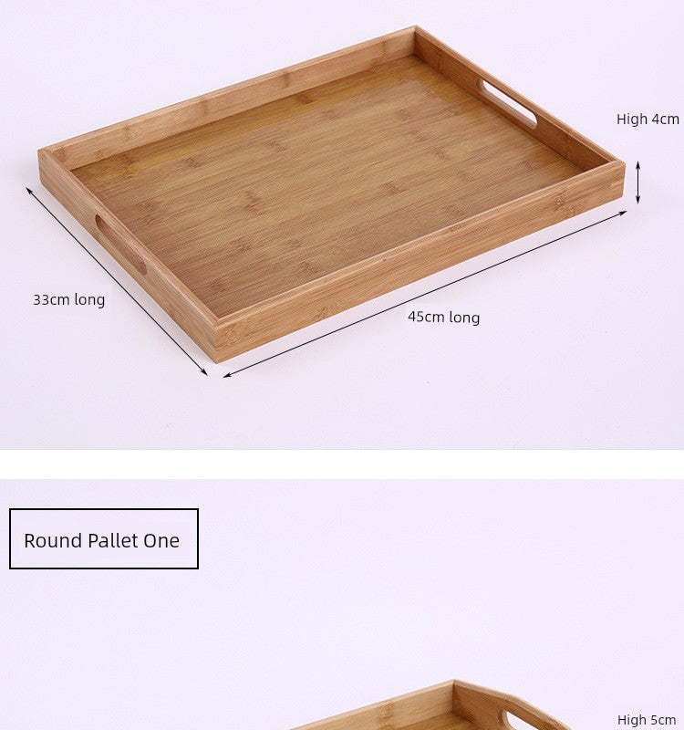 Rectangular Bamboo Tray – Household, Restaurant & Hotel Satchel Serving Tray