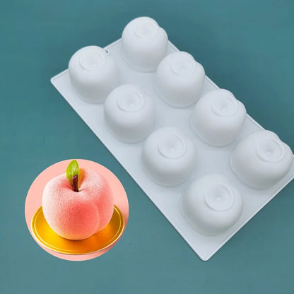 French Dessert 3D Lemon Silicone Mold – Cake, Brownie & Mousse Decorating Pastry Baking Tool