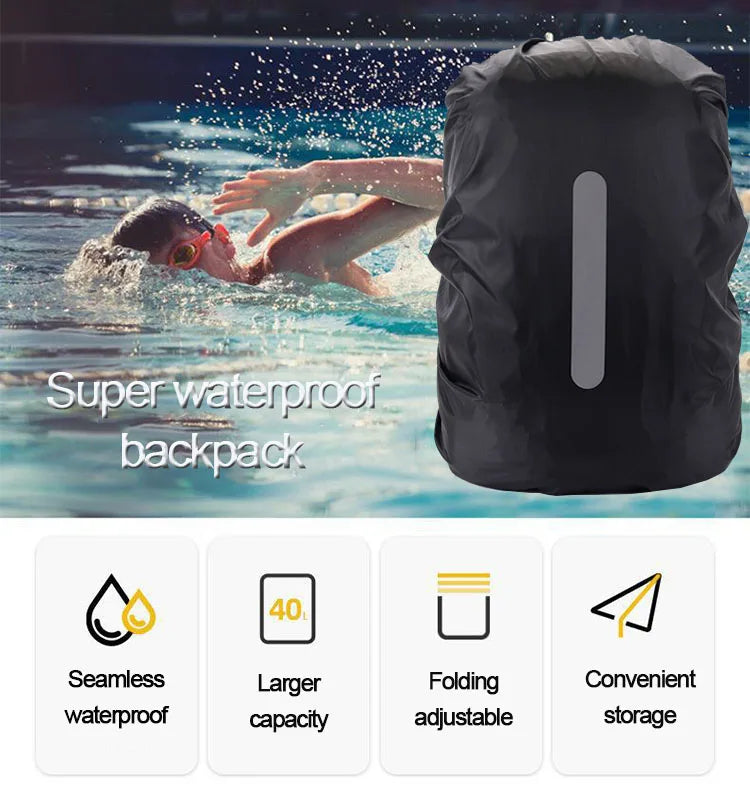 Waterproof Backpack Rain Cover – Safety Outdoor Travel Bag Protector