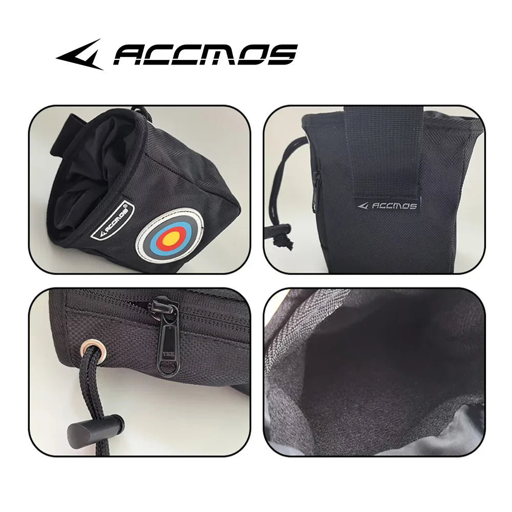 ACCMOS Portable Arrow Quiver Pouch – Waist Carry Archery Storage Holder for Hunting & Shooting